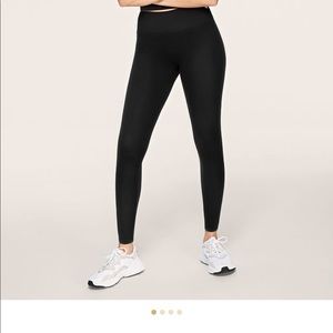 Black seamless leggings